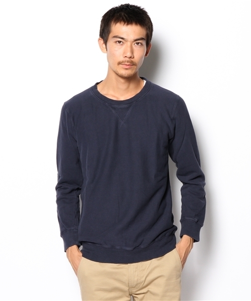 CIAOPANIC（チャオパニック）の「【Ciaopanic】裏毛両面ガゼットスウェット（スウェット・メンズ・アイボリー/チャコールグレー/ネイビー・MEDIUM/LARGE）」の6枚目の写真