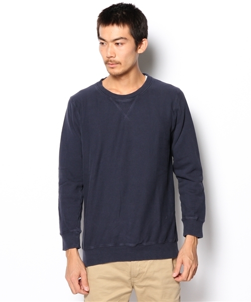 CIAOPANIC（チャオパニック）の「【Ciaopanic】裏毛両面ガゼットスウェット（スウェット・メンズ・アイボリー/チャコールグレー/ネイビー・MEDIUM/LARGE）」の9枚目の写真