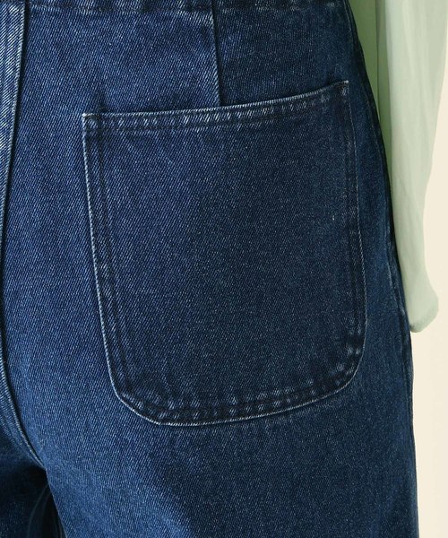 DouDou(ドゥドゥ)の「リングファスナーデニム(デニムパンツ・レディース・ブルー/インディゴブルー・36/38)」の5枚目の写真