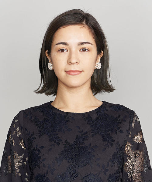 BEAUTY&YOUTH UNITED ARROWS フラワーレースロングドレス BEAUTY&YOUTH UNITED ARROWS（ビューティーアンドユース
