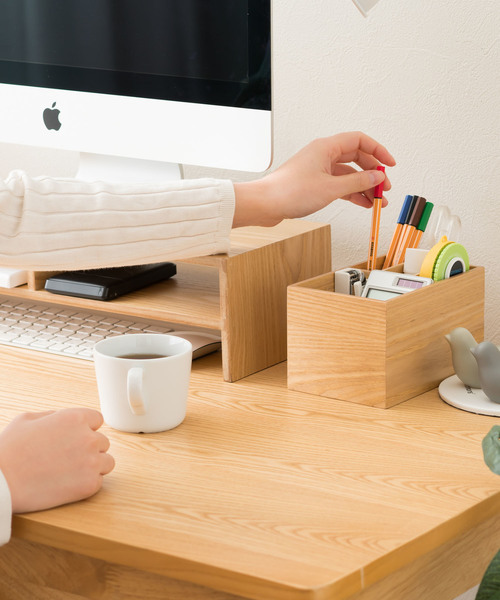 東京家具（トウキョウカグ）の「[木製小物]ペンスタンド（収納グッズ・レディース・ナチュラル/ダークウッド・FREE）」の10枚目の写真