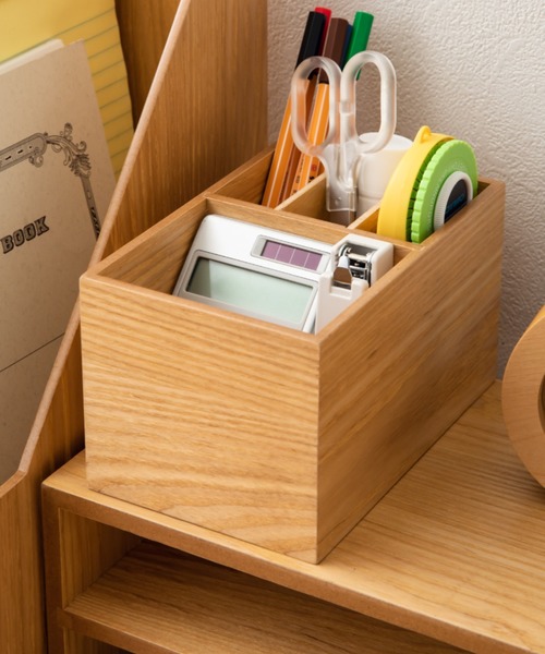東京家具（トウキョウカグ）の「[木製小物]ペンスタンド（収納グッズ・レディース・ナチュラル/ダークウッド・FREE）」の12枚目の写真