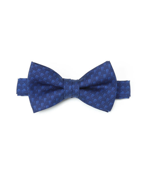 Cricket(クリケット)の「「Cricket」クリケット イタリア製生地 ヨット柄プリント チョウネクタイ(蝶ネクタイ)」|ネイビー