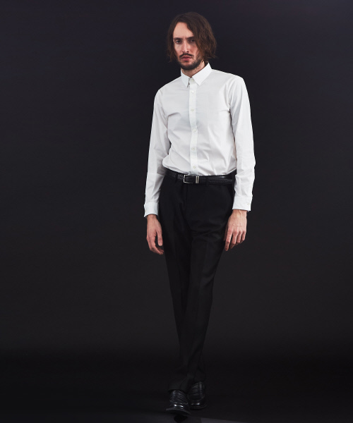 5351 POUR LES HOMMES(ゴーサンゴーイチプールオム)の「【セットアップ対応】スーパーブラックギャバスリムテーパードパンツ(その他パンツ・メンズ・ブラック・44/46/48/50)」の13枚目の写真