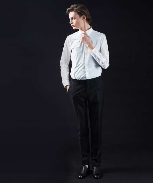 5351 POUR LES HOMMES(ゴーサンゴーイチプールオム)の「【セットアップ対応】スーパーブラックギャバスリムテーパードパンツ(その他パンツ・メンズ・ブラック・44/46/48/50)」の2枚目の写真