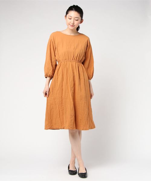 セール ミニウス ウエスト切替ワンピース レディース ミッドレングス ウエスト切り替え 長袖 ワンピース Minius ミニウス のファッション通販 Zozotown