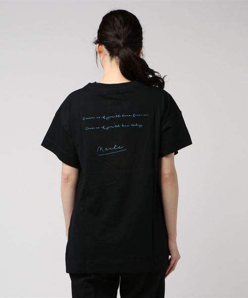 reca（レカ）の「筆記体コットンロゴTシャツ（Tシャツ/カットソー・レディース・ホワイト/ブラック・M）」の15枚目の写真