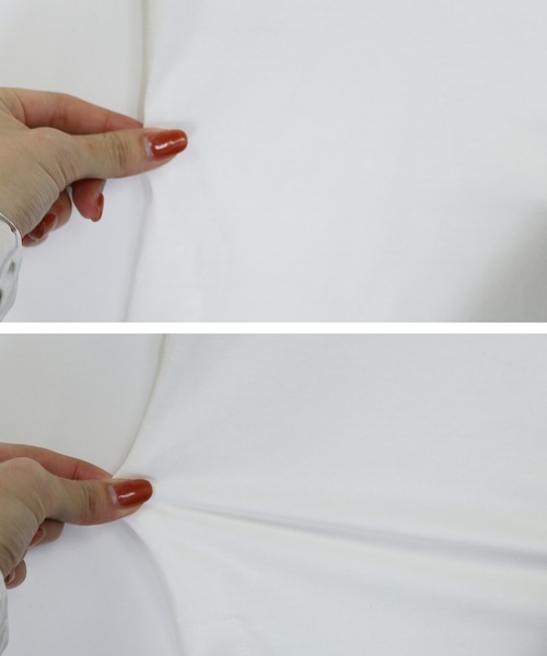 reca（レカ）の「筆記体コットンロゴTシャツ（Tシャツ/カットソー・レディース・ホワイト/ブラック・M）」の8枚目の写真