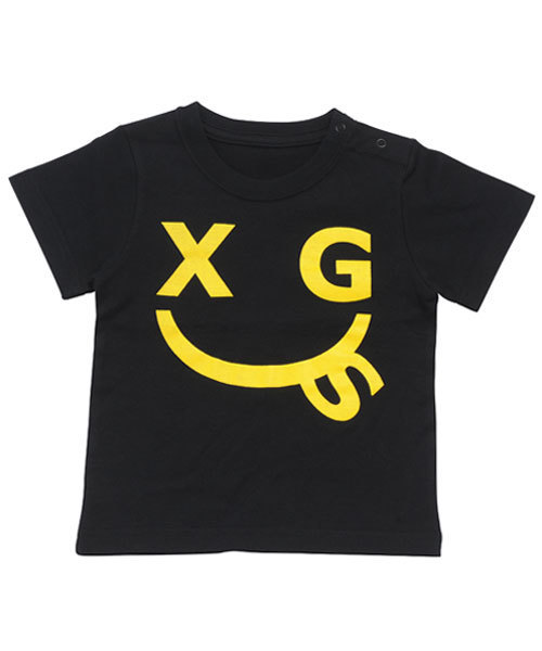 X-girl Stages(エックスガールステージス)の「S/S TEE SMILEY(Tシャツ/カットソー・キッズ・ホワイト/ピンク/グリーン/ブラック・3T/12M/2T)」の6枚目の写真