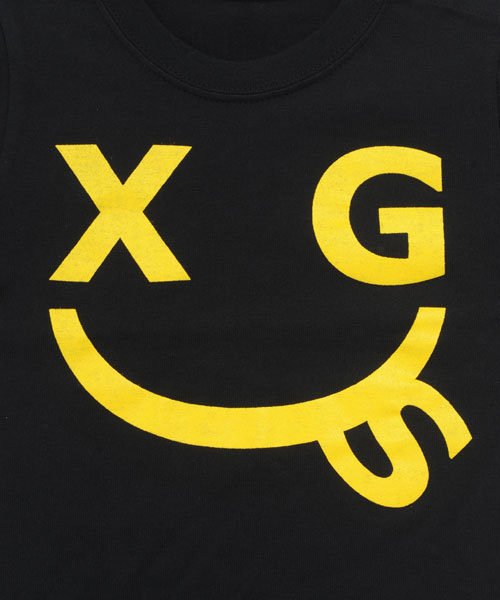 X-girl Stages(エックスガールステージス)の「S/S TEE SMILEY(Tシャツ/カットソー・キッズ・ホワイト/ピンク/グリーン/ブラック・3T/12M/2T)」の7枚目の写真