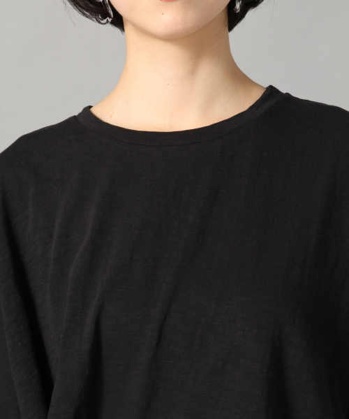 LOWRYS FARM(ローリーズファーム)の「スラブウエストムスビSS 841180(Tシャツ/カットソー・レディース・ブラック/ブラウン/オフホワイト・FREE)」の11枚目の写真
