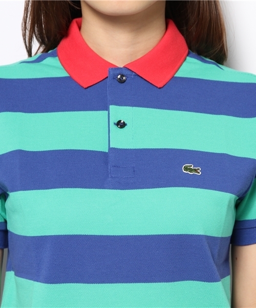 BEAMS BOY(ビームスボーイ)の「○LACOSTE / ボーダー ポロ(ポロシャツ・レディース・ブルー/ネイビー・ONE SIZE)」の8枚目の写真