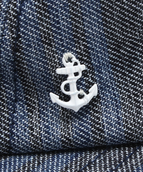 B'2nd（ビーセカンド）の「C-PLUS （シープラス） マルチストライプCAP (065)（キャップ・メンズ・ブルー/ネイビー・FREE）」の5枚目の写真