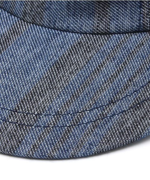 B'2nd（ビーセカンド）の「C-PLUS （シープラス） マルチストライプCAP (065)（キャップ・メンズ・ブルー/ネイビー・FREE）」の6枚目の写真