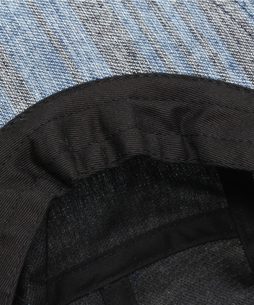 B'2nd（ビーセカンド）の「C-PLUS （シープラス） マルチストライプCAP (065)（キャップ・メンズ・ブルー/ネイビー・FREE）」の10枚目の写真