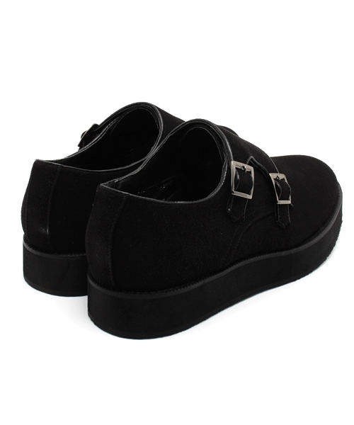 WEGO（ウィゴー）の「WEGO/ダブルモンクストラップシューズ（ドレスシューズ・メンズ・ブラック/グレー/ベージュ・26.5/27.5）」の12枚目の写真