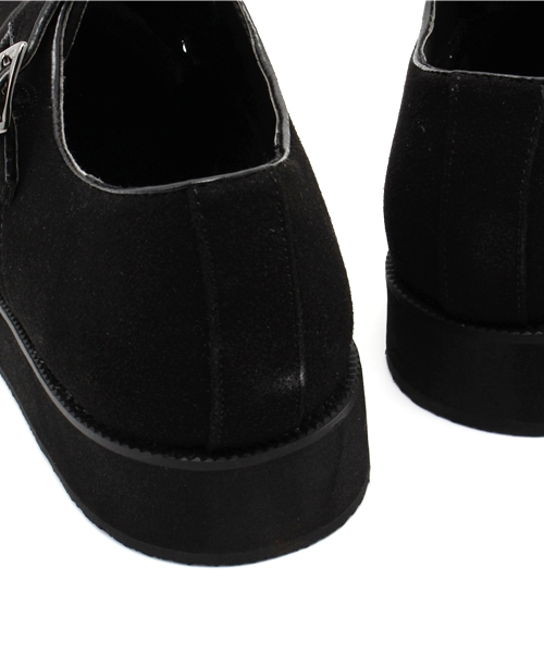 WEGO（ウィゴー）の「WEGO/ダブルモンクストラップシューズ（ドレスシューズ・メンズ・ブラック/グレー/ベージュ・26.5/27.5）」の6枚目の写真