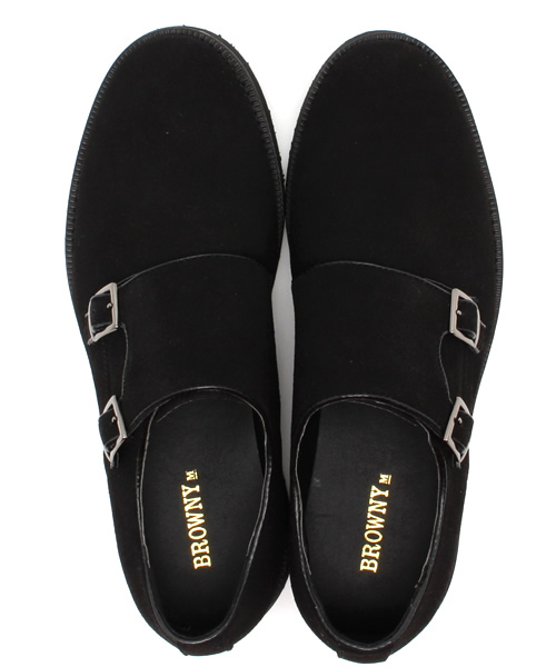 WEGO（ウィゴー）の「WEGO/ダブルモンクストラップシューズ（ドレスシューズ・メンズ・ブラック/グレー/ベージュ・26.5/27.5）」の8枚目の写真