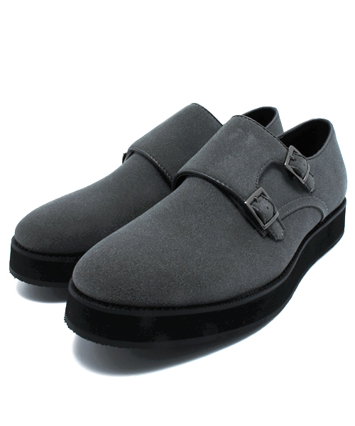 WEGO（ウィゴー）の「WEGO/ダブルモンクストラップシューズ（ドレスシューズ・メンズ・ブラック/グレー/ベージュ・26.5/27.5）」の17枚目の写真