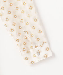 美品✨ヌキテパ ラメジャガードシャツワンピース ロングガウン 羽織 ブラック NOLLEY'S（ノーリーズ）の「【ne Quittez pas/ヌキテパ】ラメ