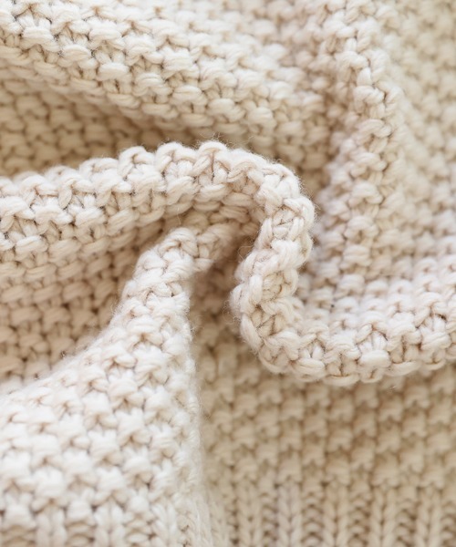 select MOCA（セレクトモカ）の「ローゲージハイネックタートルニット（ニット/セーター・レディース・ベージュ/アイボリー・FREE）」の17枚目の写真