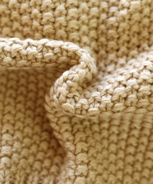 select MOCA（セレクトモカ）の「ローゲージハイネックタートルニット（ニット/セーター・レディース・ベージュ/アイボリー・FREE）」の16枚目の写真