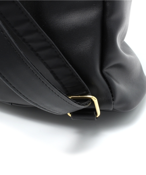 WEGO(ウィゴー)の「WEGO/フラップリュック(バックパック/リュック・レディース・ホワイト/ブラック/パープル/ピンク・FREE)」の5枚目の写真