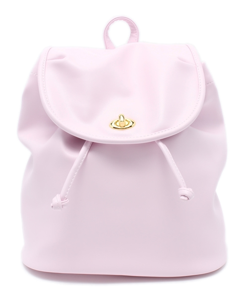 WEGO(ウィゴー)の「WEGO/フラップリュック(バックパック/リュック・レディース・ホワイト/ブラック/パープル/ピンク・FREE)」の14枚目の写真