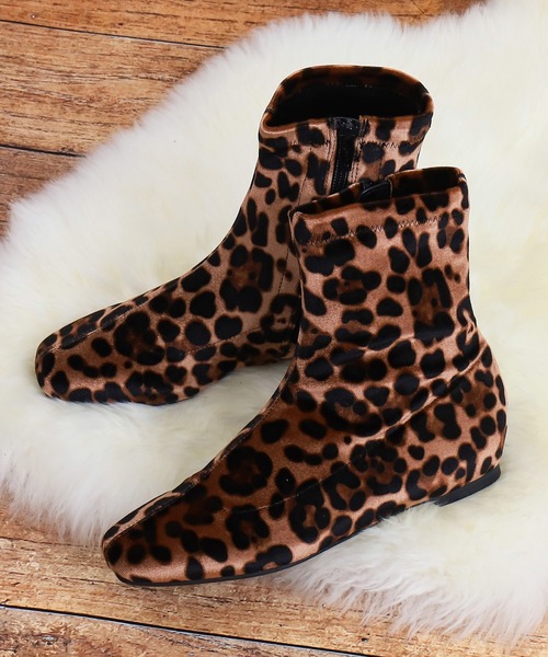 【セール】インヒールフラットショートブーツ（ブーツ）｜artemis by DIANA（アルテミスバイダイアナ）