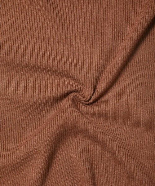 fifth(フィフス)の「スクエアネックコンパクトリブニット(ニット/セーター・レディース・ブラウン/アイボリー・MEDIUM)」の9枚目の写真