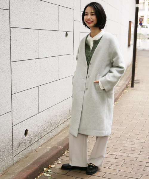 LOWRYS FARM（ローリーズファーム）の「カラースラックスパンツ　855009（スラックス・レディース・ブラウン/グレー/イエロー・MEDIUM/LARGE）」の15枚目の写真