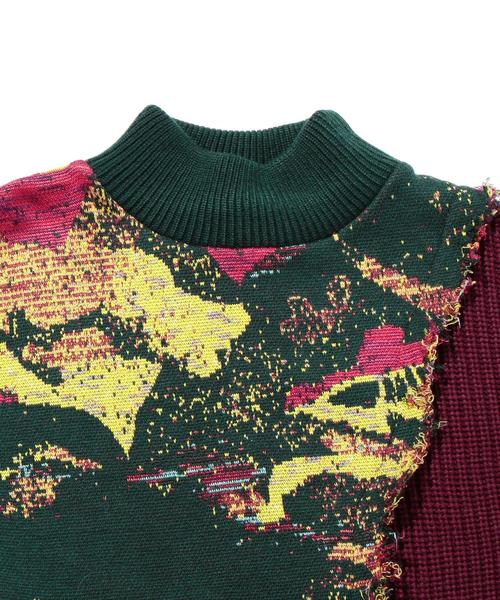 necessity sense ニット　トップス　クラッシュニット necessity sense ニット トップス クラッシュニット