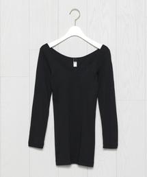 Souple Luz�i�X�[�v�����[�X�j�́u��Souple Luz��BRA PAD LONG SLEEVE PULLOVER/�J�b�g�\�[�i���̑��A���_�[�E�F�A/�C���i�[�j�v