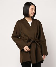 DouDou | ベルト付ショートコート(その他アウター)