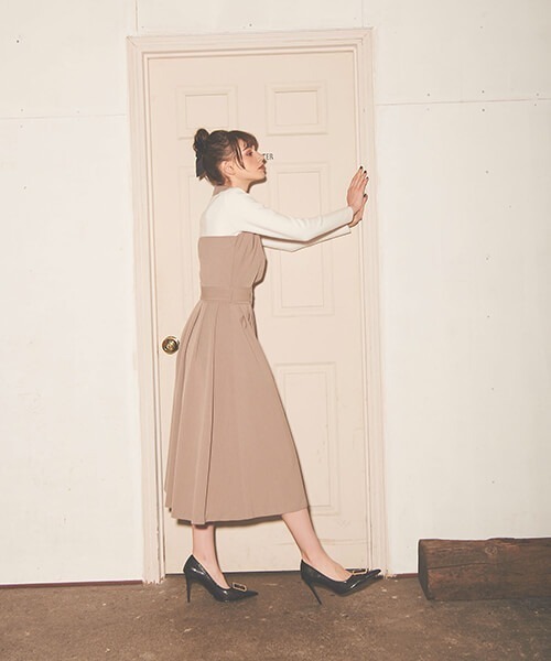 EIMY ISTOIRE（エイミーイストワール）の「ニットレイヤードコンビ