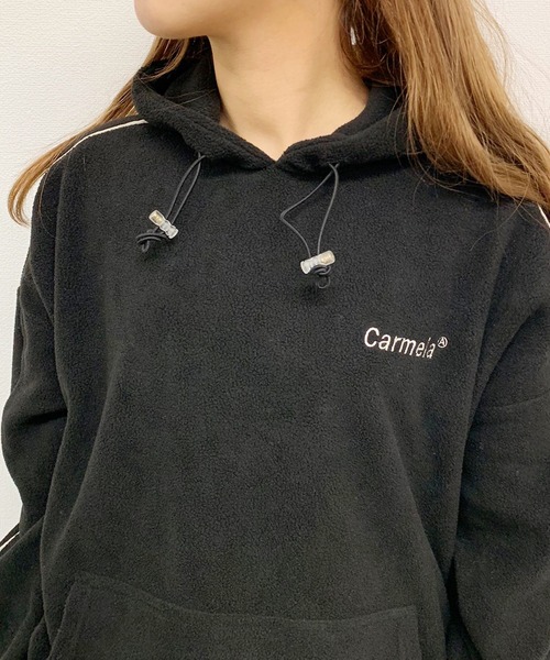 apres jour（アプレジュール）の「フリースロゴパーカー【ZOZOTOWN限定アイテム】（カーディガン/ボレロ・レディース・ブラック/ベージュ/ダークブラウン・フリー）」の15枚目の写真