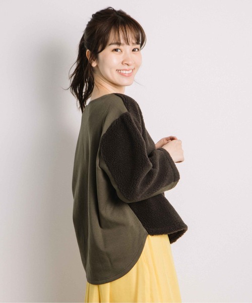 miniyu(ミニュウ)の「agp/boa swich ドッキングPO(ag)(Tシャツ/カットソー・レディース・ブラウン/ベージュ・FREE)」の12枚目の写真