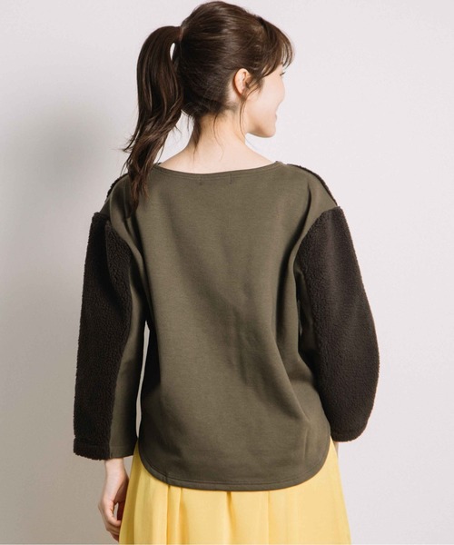 miniyu(ミニュウ)の「agp/boa swich ドッキングPO(ag)(Tシャツ/カットソー・レディース・ブラウン/ベージュ・FREE)」の11枚目の写真