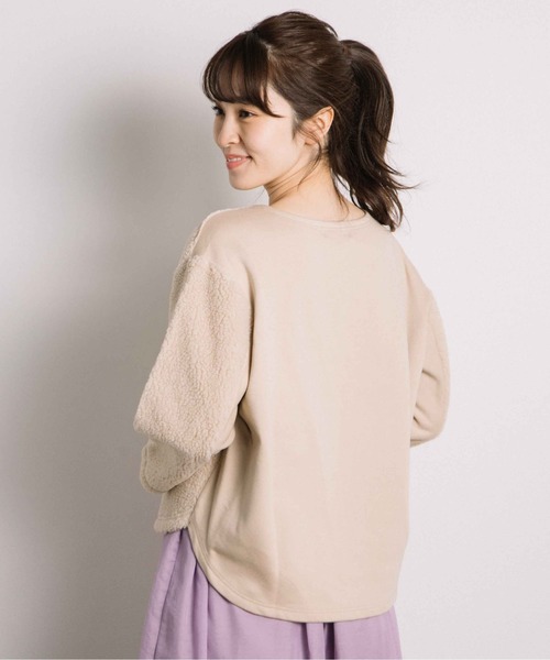 miniyu(ミニュウ)の「agp/boa swich ドッキングPO(ag)(Tシャツ/カットソー・レディース・ブラウン/ベージュ・FREE)」の8枚目の写真