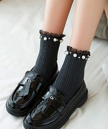 Fun & Daily | F&D : アンクルパールソックス(ソックス/靴下)