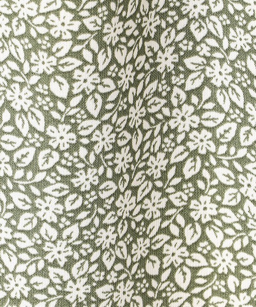 COMME CA ISM（コムサイズム）の「小花柄 ロング フレアスカート（スカート・レディース・ネイビー/カーキ・SMALL/MEDIUM/LARGE）」の10枚目の写真