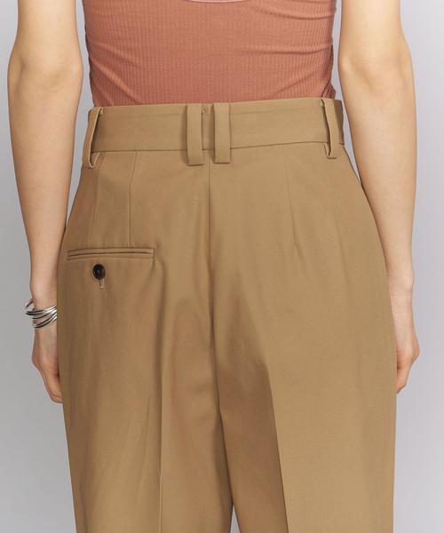 BEAUTY&YOUTH UNITED ARROWS（ビューティーアンドユースユナイテッドアローズ）の「BY ハイツイストコットンタックショートパンツо（その他パンツ・レディース・ブラック/ベージュ・MEDIUM/SMALL）」の14枚目の写真