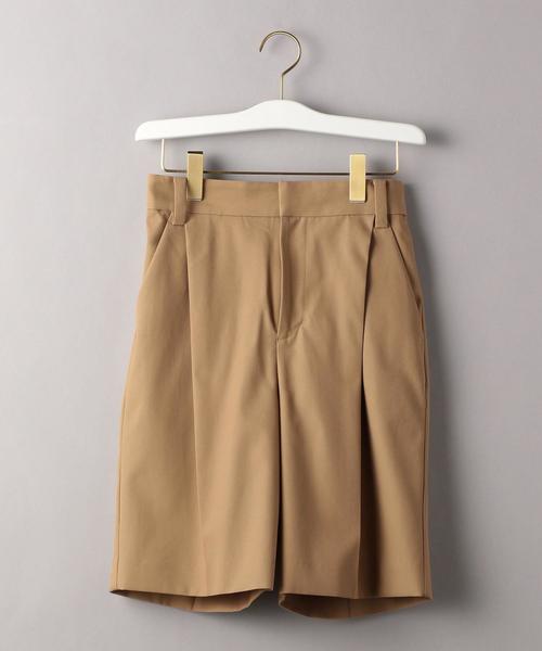 BEAUTY&YOUTH UNITED ARROWS（ビューティーアンドユースユナイテッドアローズ）の「BY ハイツイストコットンタックショートパンツо（その他パンツ・レディース・ブラック/ベージュ・MEDIUM/SMALL）」の7枚目の写真