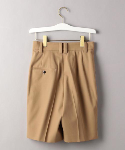 BEAUTY&YOUTH UNITED ARROWS（ビューティーアンドユースユナイテッドアローズ）の「BY ハイツイストコットンタックショートパンツо（その他パンツ・レディース・ブラック/ベージュ・MEDIUM/SMALL）」の6枚目の写真