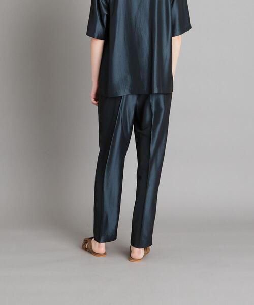 Steven Alan(スティーブンアラン)の「<Steven Alan>SHINY GATHER PANTS/パンツ(その他パンツ・レディース・ダークグリーン/ブラウン・SMALL/MEDIUM)」の4枚目の写真