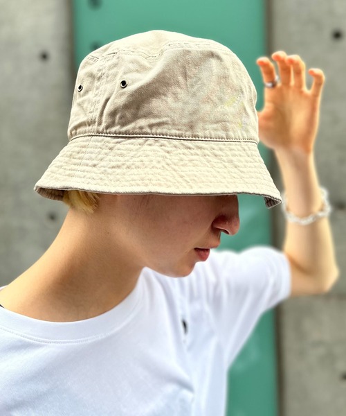 newhattan（ニューハッタン）の「【NEWHATTAN】NYC バケットハット/ニューハッタン MURS（ハット・メンズ・ブラック/カーキ/ネイビー/ライトインディゴブルー/オレンジ/ホワイト/ダークインディゴブルー・FREE）」の3枚目の写真