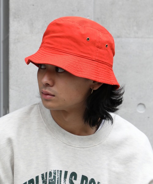 newhattan（ニューハッタン）の「【NEWHATTAN】NYC バケットハット/ニューハッタン MURS（ハット・メンズ・ブラック/カーキ/ネイビー/ライトインディゴブルー/オレンジ/ホワイト/ダークインディゴブルー・FREE）」の11枚目の写真