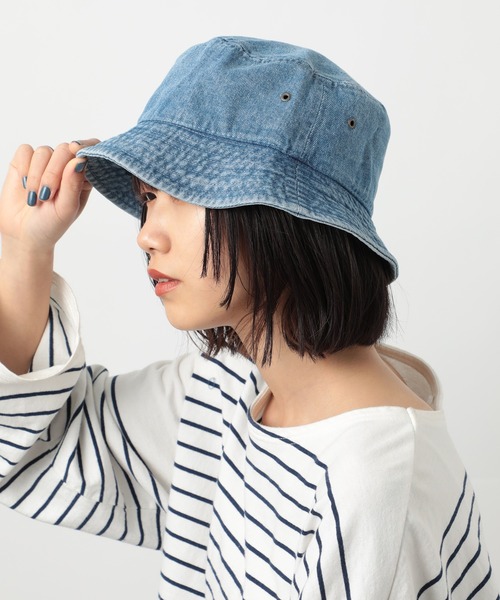 newhattan（ニューハッタン）の「【NEWHATTAN】NYC バケットハット/ニューハッタン MURS（ハット・メンズ・ブラック/カーキ/ネイビー/ライトインディゴブルー/オレンジ/ホワイト/ダークインディゴブルー・FREE）」の14枚目の写真