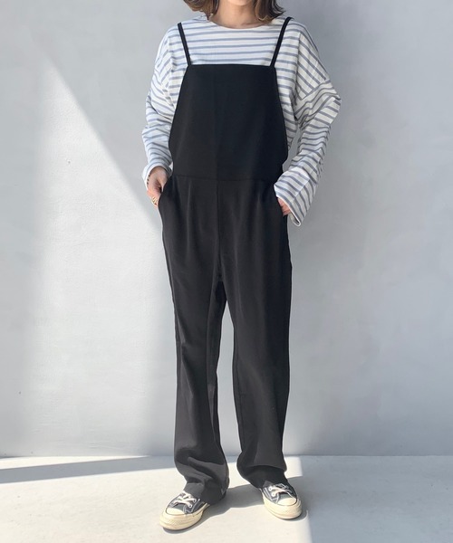 LE MORE（リモア）の「ゆったりシルエット◆オーバーサイズルーズボーダーカットソー（Tシャツ/カットソー・レディース・ベージュ/サックスブルー/ミント・FREE）」の15枚目の写真