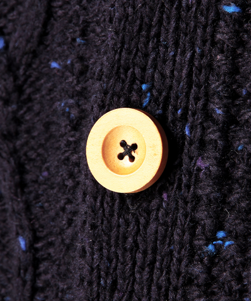 BEAMS（ビームス）の「◎BEAMS / 3ゲージ ポロ カーディガン（カーディガン/ボレロ・メンズ・グレー/ネイビー・LARGE/SMALL/X-LARGE/MEDIUM）」の8枚目の写真